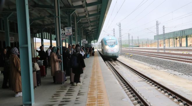 Hızlı trenle Yozgat’a 1 yılda kaç yolcu geldiği açıklandı!